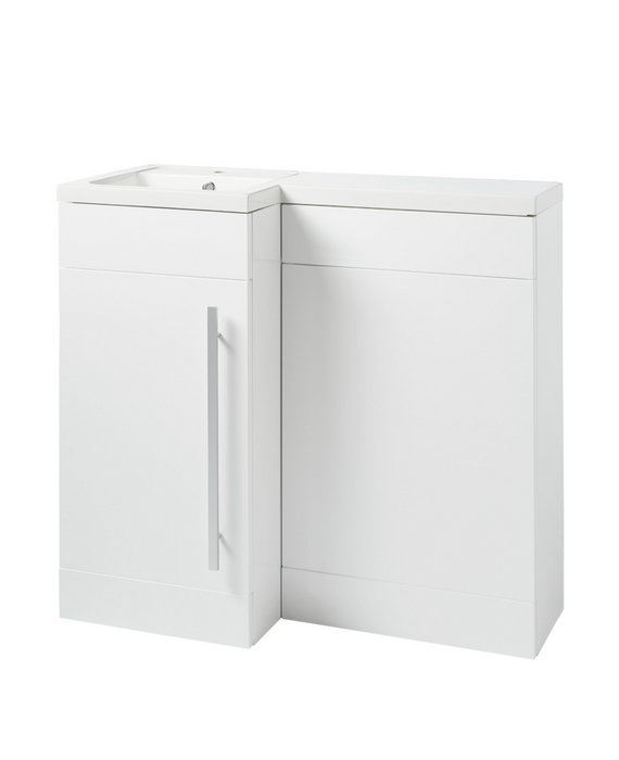 Kartell K-VIT Matrix Left Handed L-Shaped Single Door Furniture Pack 900mm Storm Grey Gloss or White Gloss (MAT900PACK-LH)