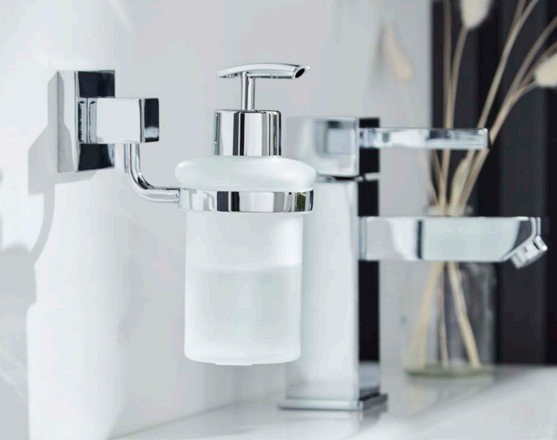 Kartell K-VIT Pure Soap Dispenser & Holder Chrome (ACC167)