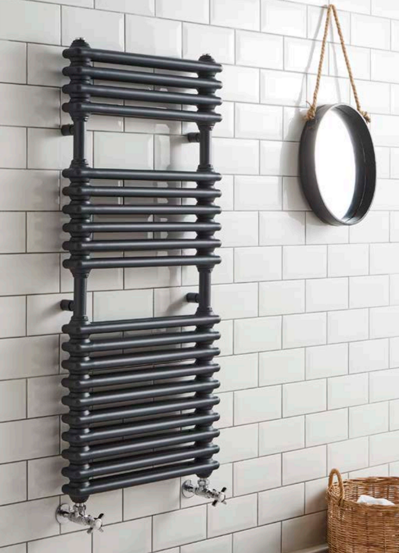Kartell K-VIT Kolumn Towel Rail Anthracite or White Gloss 832mm x 500mm (KOL832-500A)(KOL832-500WT)