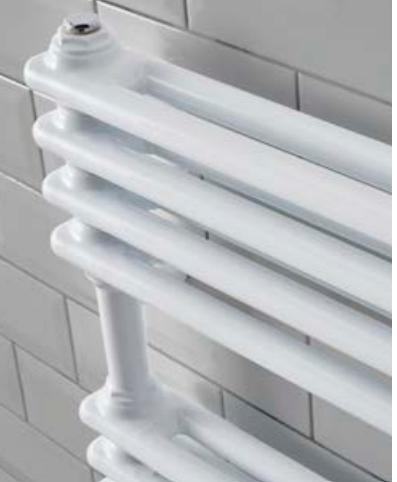 Kartell K-VIT Kolumn Towel Rail 1140mm x 500 Anthracite and White Gloss (KOL1140-500A)(KOL1140-500WT)