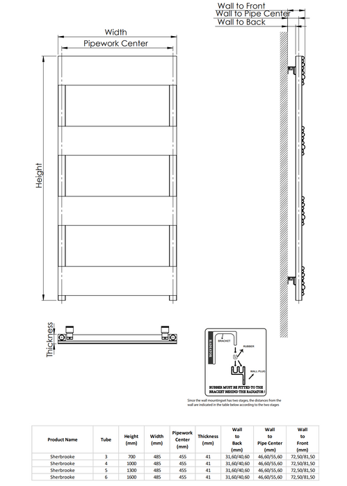 Kartell K-VIT Sherbrooke Towel Rail Matt Grey
