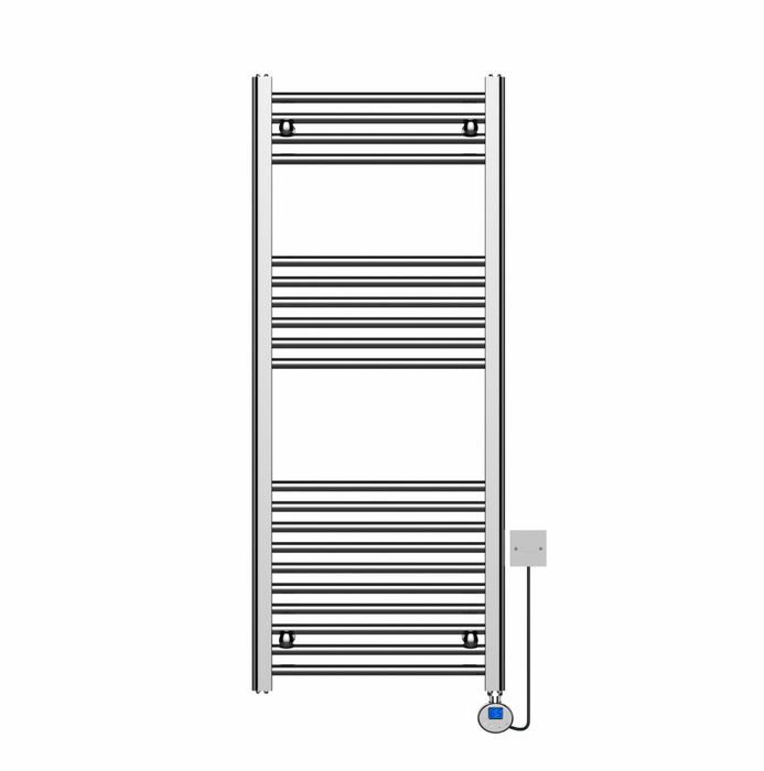Kartell K-VIT Straight Electric Towel Rail Thermostatic Control 500x800mm Chrome (ETSTR508C)