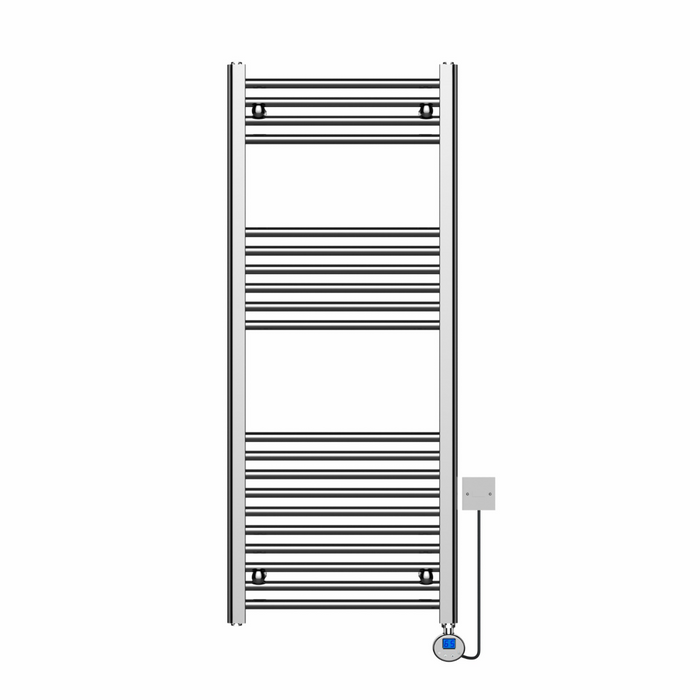Kartell K-VIT Straight Electric Towel Rail - Thermostatic 500 x 1000mm Chrome (ETSTR510C)