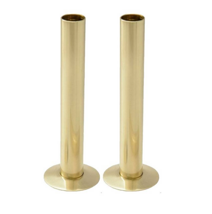 Kartell K-VIT 15mm Pipes And Rosettes (Pair) Chrome (CR-PIPE01)