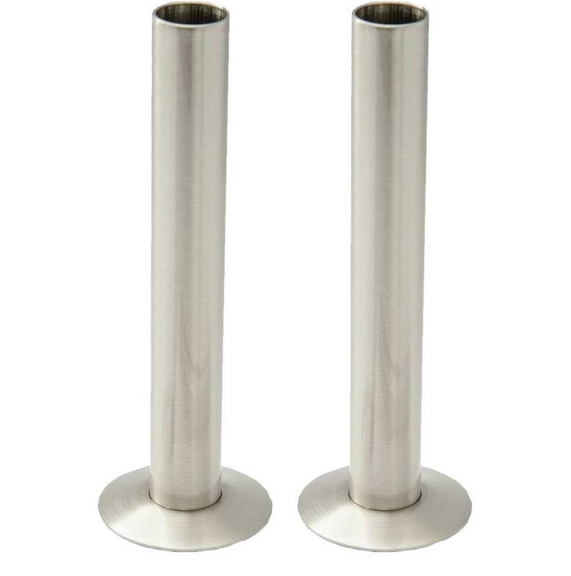 Kartell K-VIT 15mm Pipes And Rosettes (Pair) Chrome (CR-PIPE01)