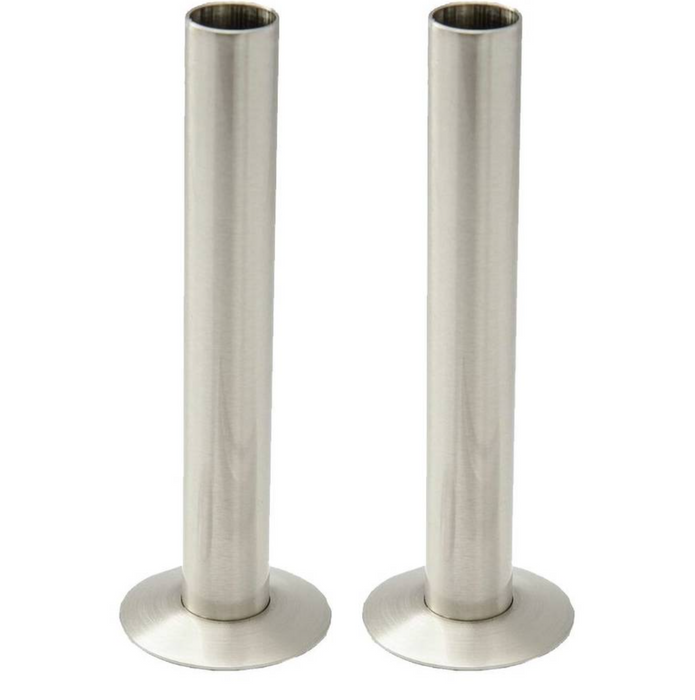Kartell K-VIT 15mm Pipes And Rosettes (Pair) Chrome (CR-PIPE01)