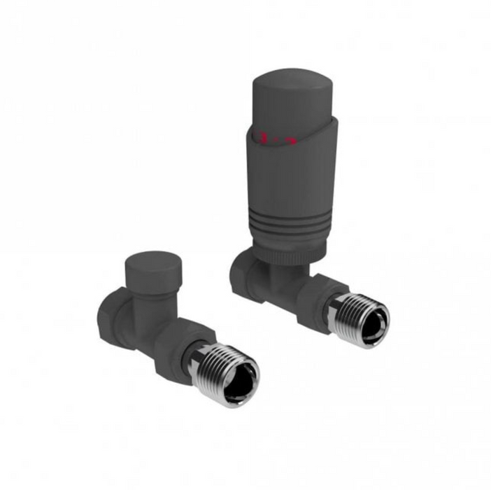 Kartell K-Design Straight Twin Valve Pack Chrome (CR-TRV201S)