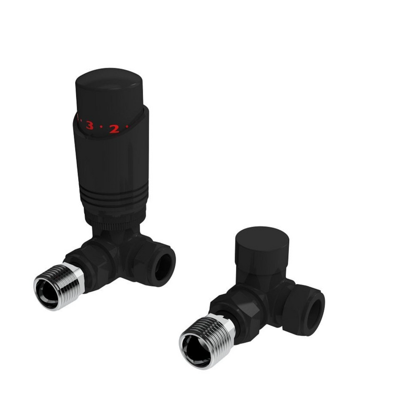 Kartell K-VIT K-Design Corner Twin Valve Pack Chrome (CR-TRV101C)