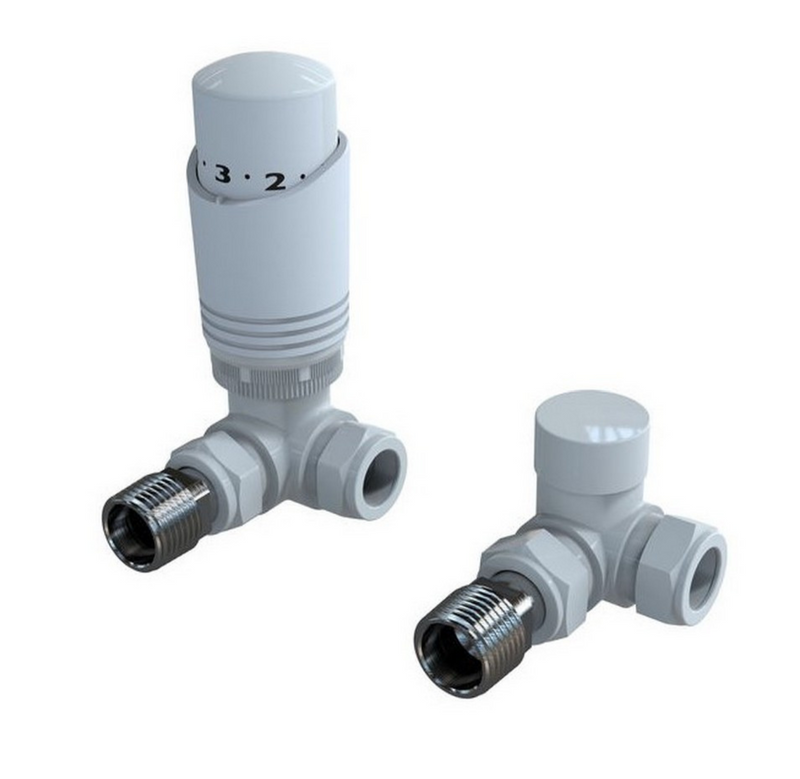 Kartell K-VIT K-Design Corner Twin Valve Pack Chrome (CR-TRV101C)