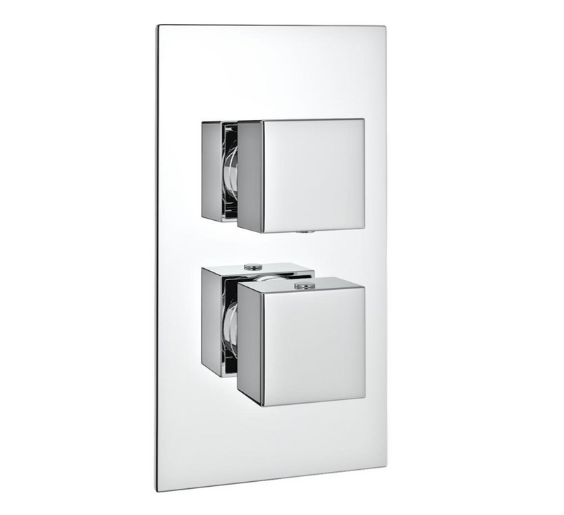 Kartell K-VIT Pure Option 1 Concealed Thermostatic Shower Set with Adjustable Slide Rail Kit – Chrome (SHO026PR)(SHO070CU)(SHO091OE)