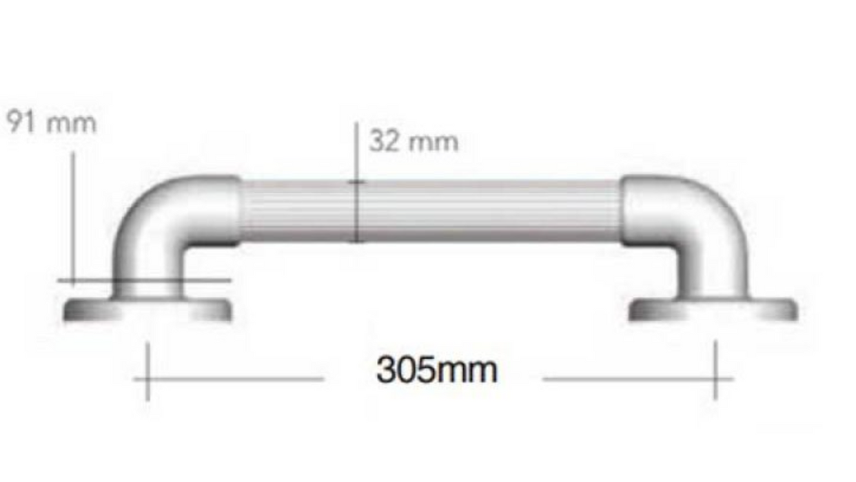 AKW 1900 Series Heavy Duty Grab Rail (All Sizes)