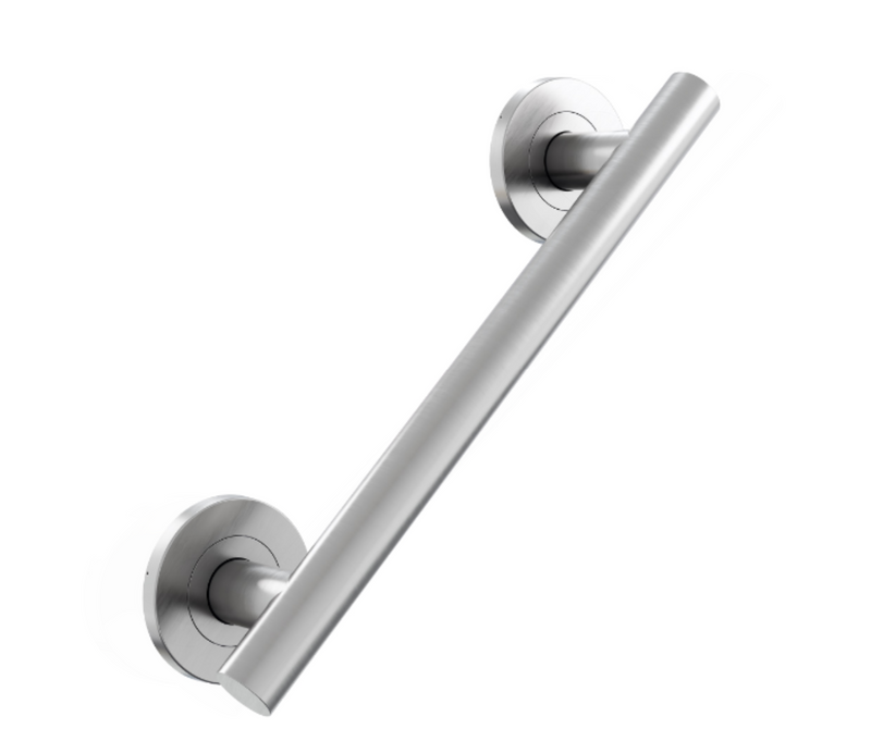 AKW 1200 Series Satin Grab Rail Stainless Steel and Black (All Sizes)
