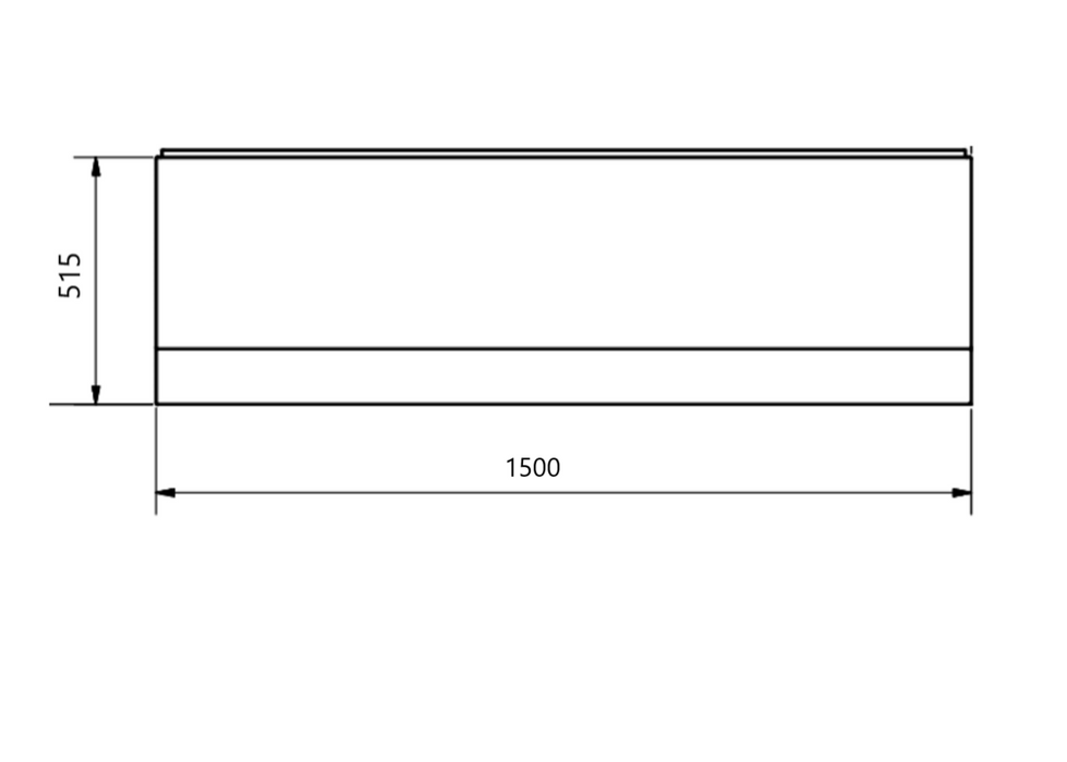 Kartell K-VIT Standard Front Panel 1500mm x515mm (SFP1500515)