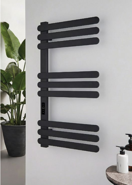 Kartell K-VIT Selecta Electric Towel Rail - Matt Black