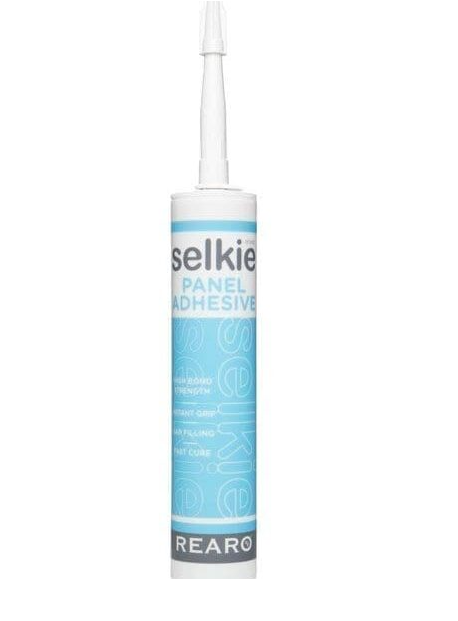 Selkie Panel Adhesive & Silicone Sealant – White/Ivory & Grey (Box of 25 × 290ml)