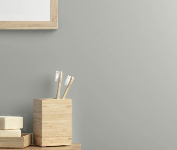 Selkie Allure Collection Silver Pearlescent Satin MDF Wet Wall Panel – Square Edge, 2420 x 1200 x 11mm