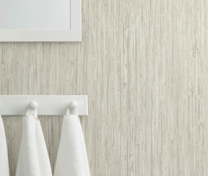 Selkie Inspire Collection Silver Rain Textured MDF Wet Wall Panel – Square Edge, 2420 x 1200 x 11mm