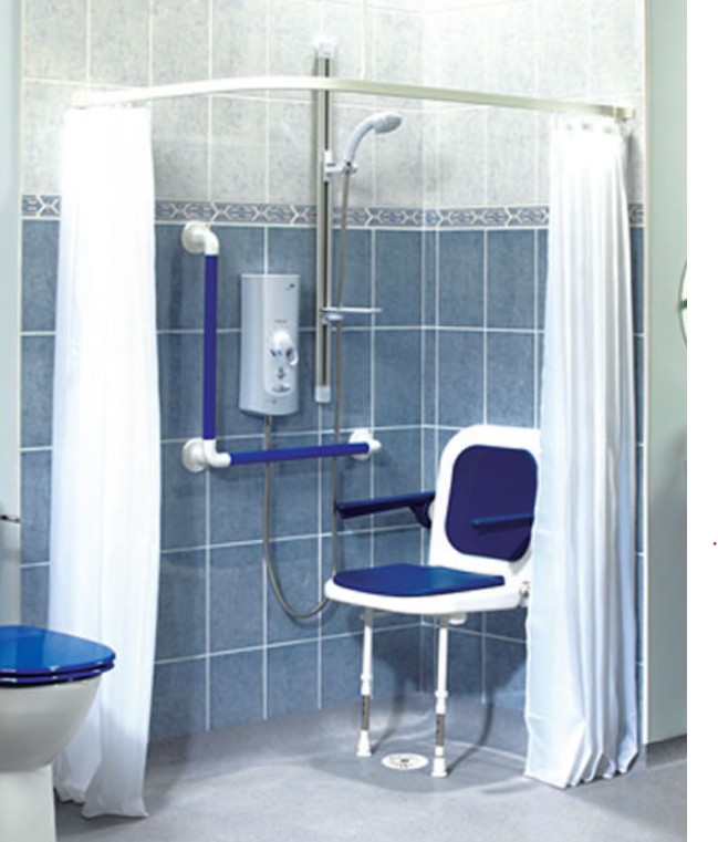 AKW Anti-Bacterial Shower Curtain 2000 x 2000mm (24072AB)