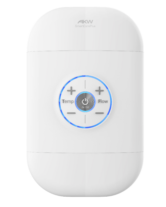 AKW SmartCare Plus White 8.5KW Shower Silver & White Kit (29012WH)