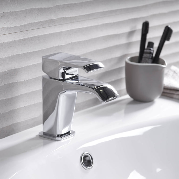 Tavistock Adapt Chrome Basin Mixer with Click Waste (TAD11)
