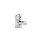 Kartell G4K mono basin mixer tap chrome with click waste - bathroom suite pack