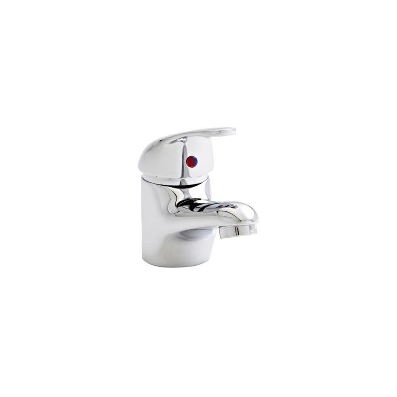 Kartell G4K mono basin mixer tap chrome with click waste - bathroom suite pack