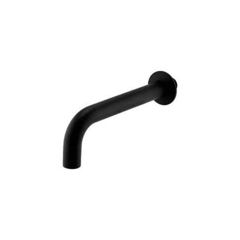 Kartell K-VIT Nero Round Wall Mounted Bath Spout Matt Black (TAP156NR)