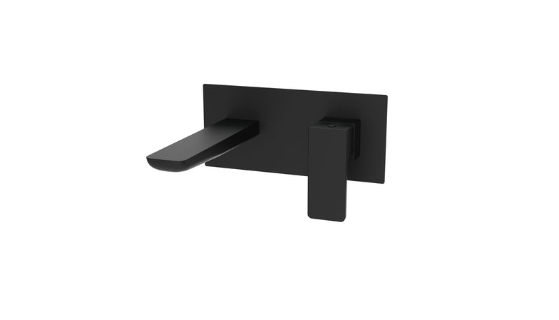 Kartell K-VIT Kolt Wall Mounted Basin Mixer Tap Matt Black