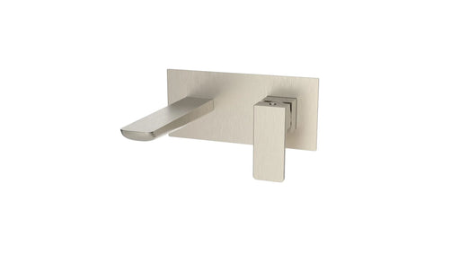 Kartell K-VIT Kolt Wall Mounted Basin Mixer Tap Brushed Nickel