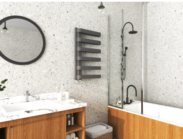 Kartell K-VIT Texas Designer Towel Rail - Anthracite