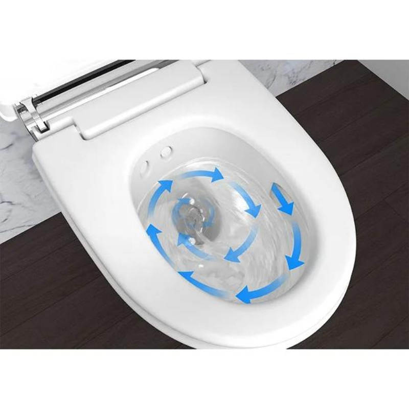 Geberit AquaClean Mera Classic Rimless Wall Hung Wash & Dry Toilet - White (146200111)