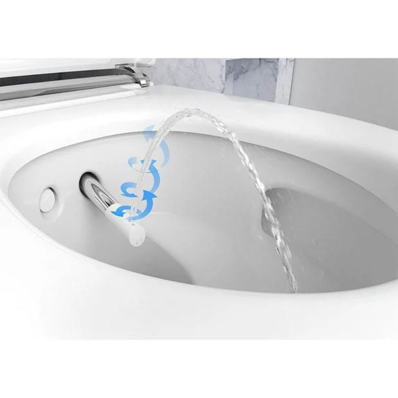 Geberit AquaClean Mera Classic Rimless Wall Hung Wash & Dry Toilet - White (146200111)