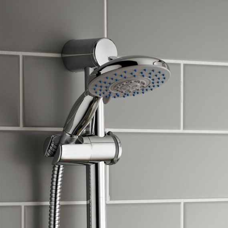 Kartell K-VIT Plan Option 1 Concealed Thermostatic Shower Set with Adjustable Slide Rail Kit – Chrome (SHO001PL)(SHO080DE)(SHO092OE)