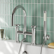 Nuie Revolution Chrome Bath Shower Mixer lifestyle image 1