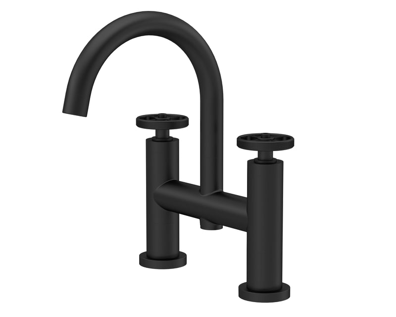 Nuie Revolution Matt Black Bath Filler — TIW453