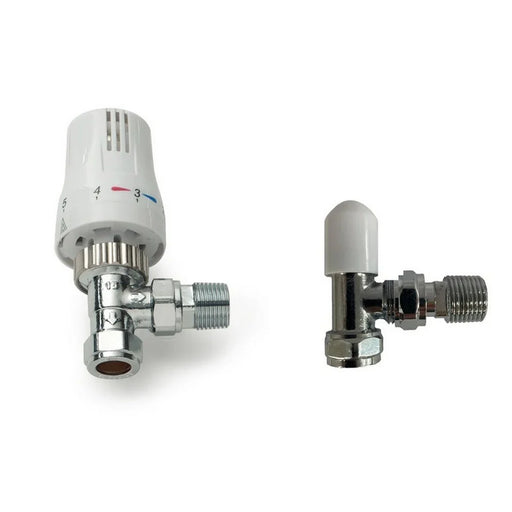 Kartell K-Therm Style Angled Thermostatic Radiator Valve - sold separately