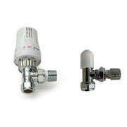 Kartell K-Therm Style Angled Thermostatic Radiator Valve - sold separately