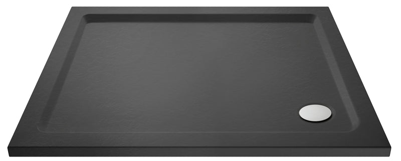 Nuie Slate Grey Slimline Rectangular Shower Tray