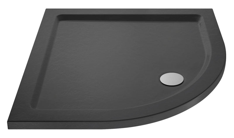 Nuie Slate Grey Slimline Quadrant Shower Tray