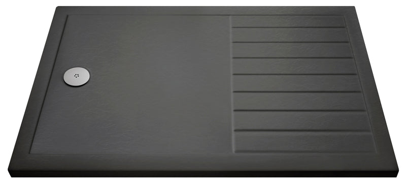 Nuie Slate Grey Walk In Wetroom Rectangular Shower Tray