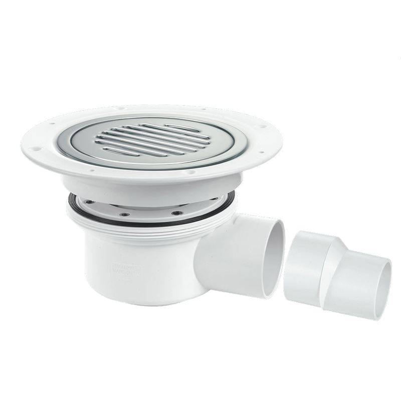 McAlpine TSG52 two piece 50mm water seal gully waste for AKW ShowerDec