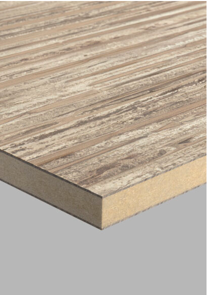 Selkie Inspire Collection Travertine Rain Textured MDF Wet Wall Panel – Square Edge, 2420 x 1200 x 11mm