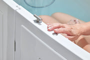 Access Tennessee walk in bath door locking mechanism