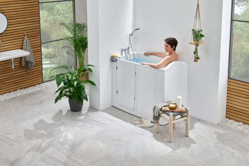 Access Tennessee walk in bath with built in seat and door