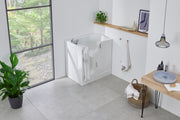 Access Vermont compact walk in bath with door open