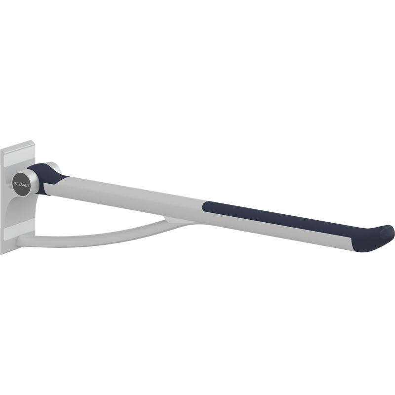 Pressalit PLUS Support Arm 850mm Fixed Height Dark Blue R360085108