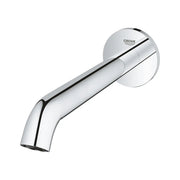 Grohe Essence wall-mounted bath spout StarLight Chrome dimensions drawing