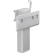 Pressalit PLUS Wash Basin Bracket, Electrically Height Adjustable & Sideways, Wired Hand Control, Track-Mounted, White (R4781)
