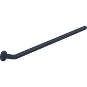 Pressalit PLUS Handrail Section 1046mm with Wall Rosette Dark Blue RT323108