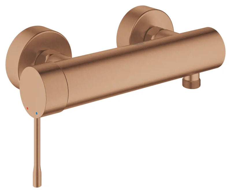Grohe Essence exposed shower mixer in Brushed Warm Sunset 33636DL1